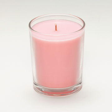 Romantic Rose Scent Soy Wax Glass Jar Candle