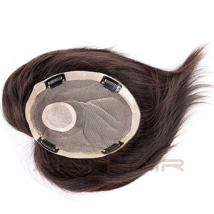 Aisi Hair Full Best Quality Replacement Indian Human Hair Men Toupee Cheap Female Toupee Hairpiece