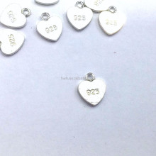 Solid Silver 925 Tag/Charm with Logo Engraving
