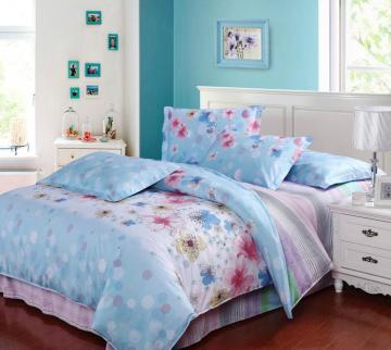 printed cotton Elastic Fitted bedding set