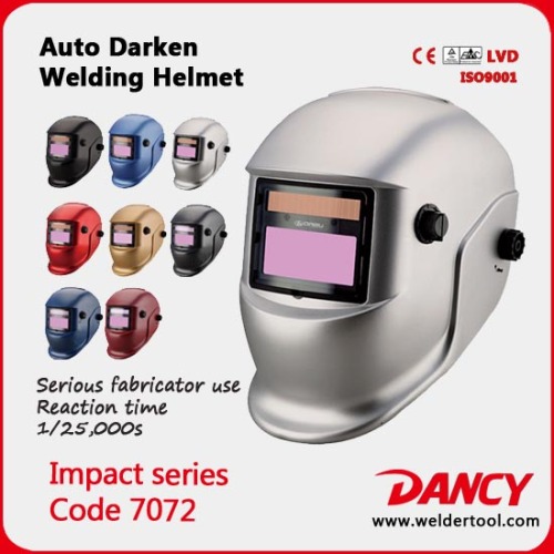 Solar powered Auto darkening TIG welding helmet/argon arc welding mask/grinding helmet Code.7075