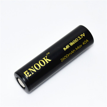 Enook18650 2600mAh High Drain 3.7V Rechargeable Battery