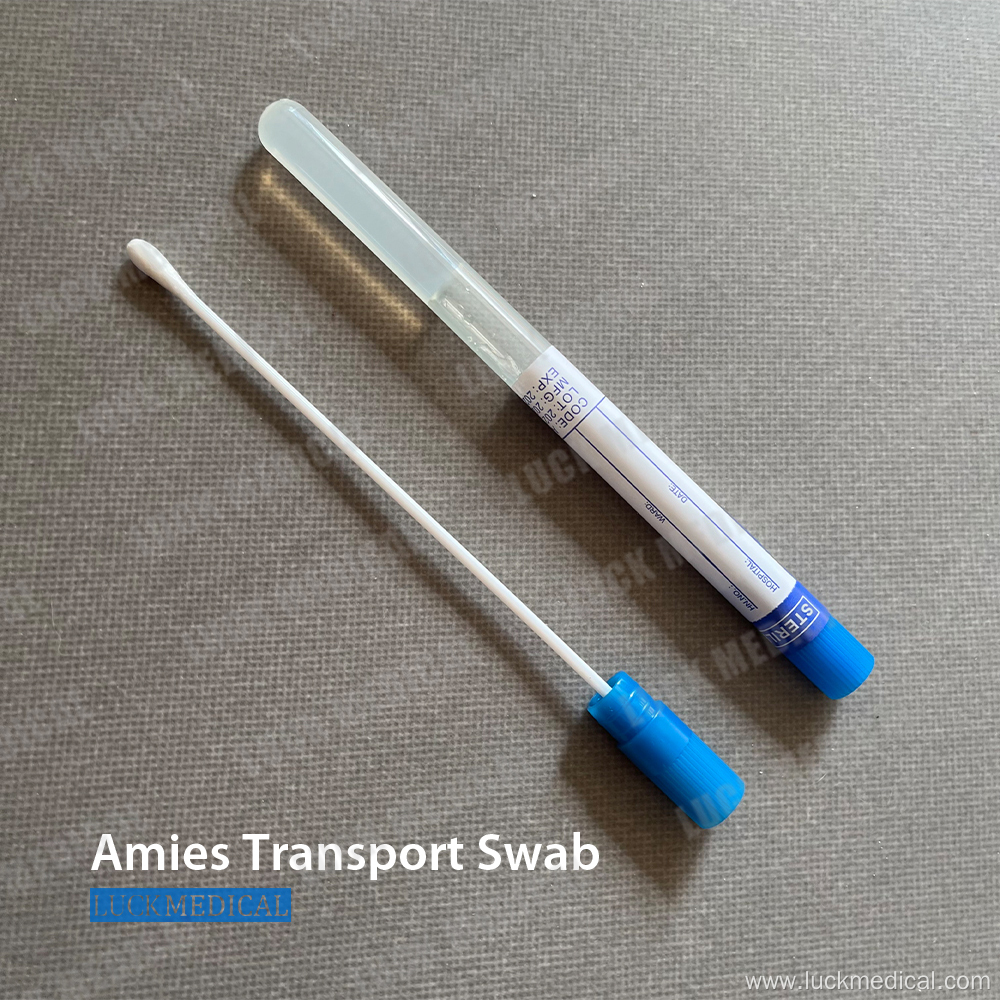 Disposable Transport Medium Swab with Carbon