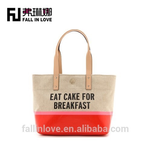 Fall in love bags high quality canvas bag