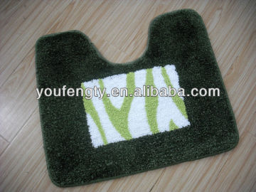 Machine washable microfiber rugs