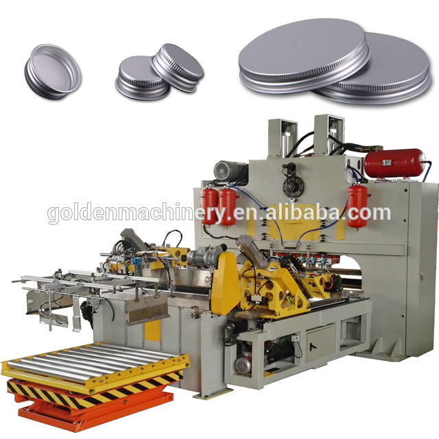 Aluminum screw cap making aluminum caps making machine