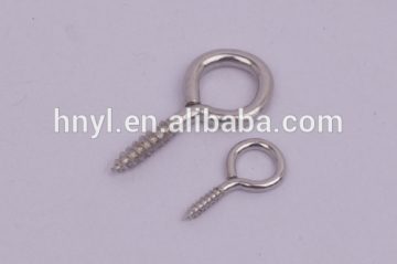 machine eye screw Top Quality close eye screw hooks Galv/Black/Bp finish,hanging hook SCREW EYE