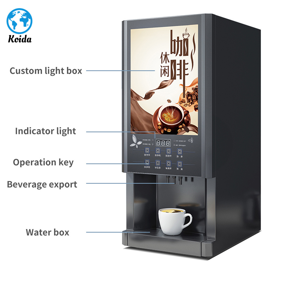 2025 Instant Coffee Machine Automatic Touch Screen Programmable Espresso Maker Stainless Steel Electric Brewing System