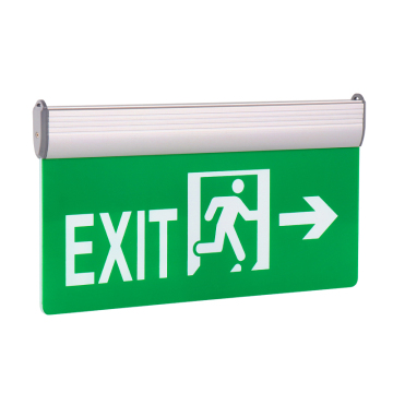 LED emergency light fire wall mounted exit sign