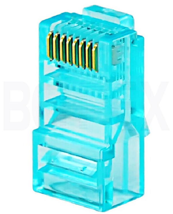 OEM UTP Clear Crystal Plug Cat5e Rj45 modular Plug