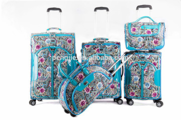 5PCS Color PVC Fancy Luggage