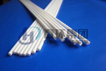 White 100% virgin PTFE/Teflon extruded rod