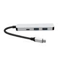 محول PD من النوع c منفذ USB3.0 USB Hub