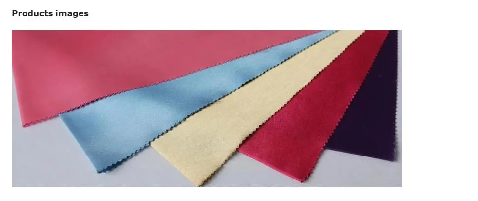Smooth Touch 75D*150d 100% Polyester Plain Woven Soft Satin Fabric for Scarf Garment