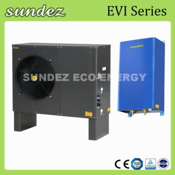 evi air source water heater (11.8KW)(-25DegC) split design with high quality