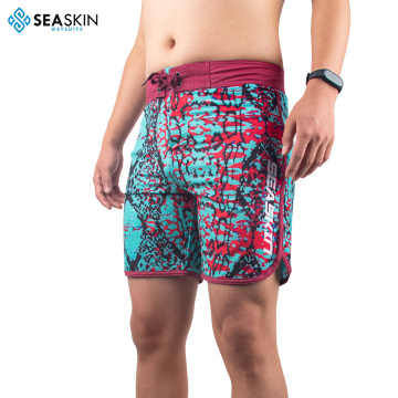 Seaskin Men Custom Logo Swim Beach Shorts