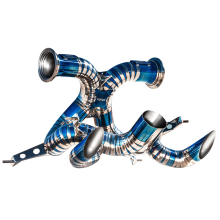 Custom Titanium Exhaust Pipe for Bugatti Veyron 2005-2016