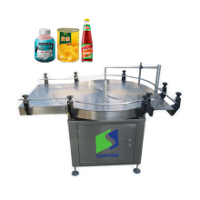 Bottle Sorting Machine: Unscrambler and Round Bottle Turntable Rotary Accumulation Table