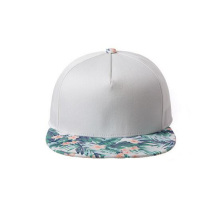 Custom 5 Pabel Flat Bill Cap Floral Printing Snapback Hats Hip hop Blank Cap