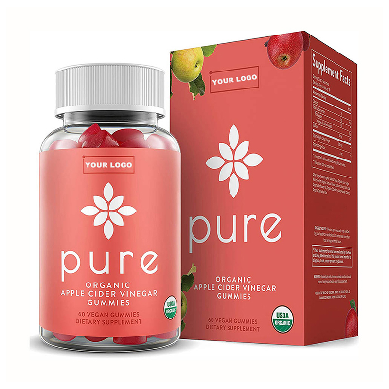 OEM/ODM Bulk Vegan Pure Weight Loss Pure Organic Apple Cider Vinegar Gummies For Body Slimming