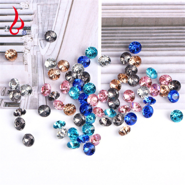 High Quality 6mm Round Rhinestones - Factory Sales 5000pcs/bag Loose Crystal Beads Chaton Pointback Rhinestones