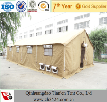 Tent factory rip-stop fireproof tent with airconditioner export