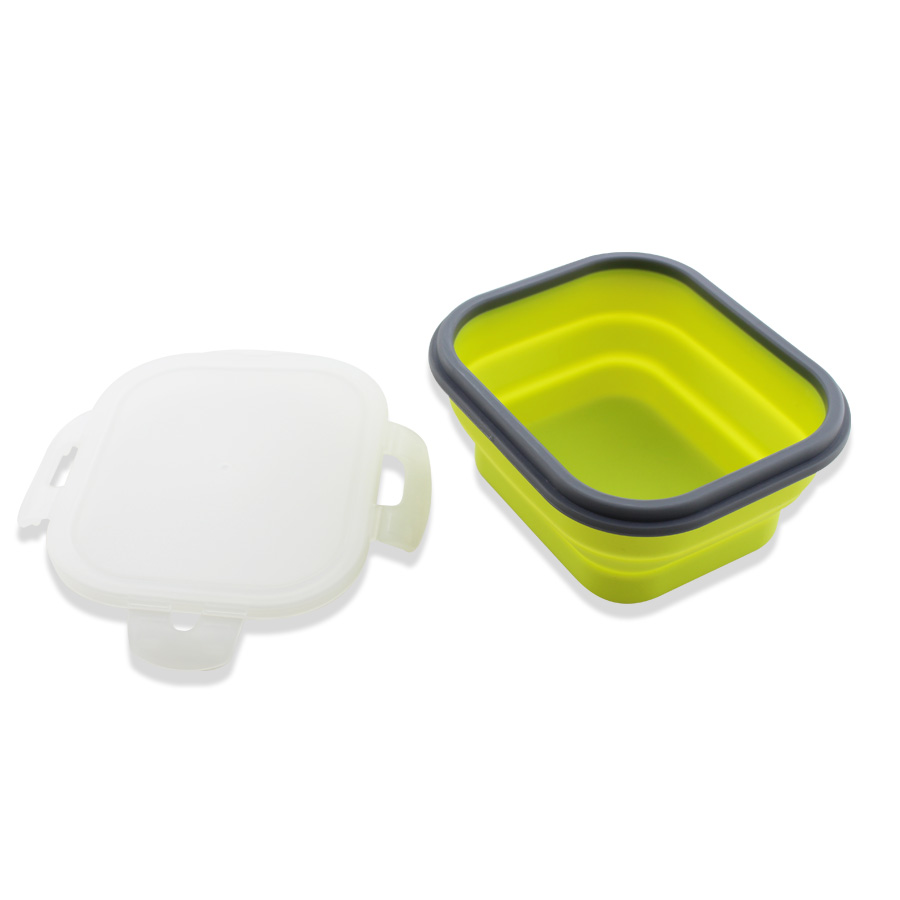 Boîte à lunch pliable en silicone