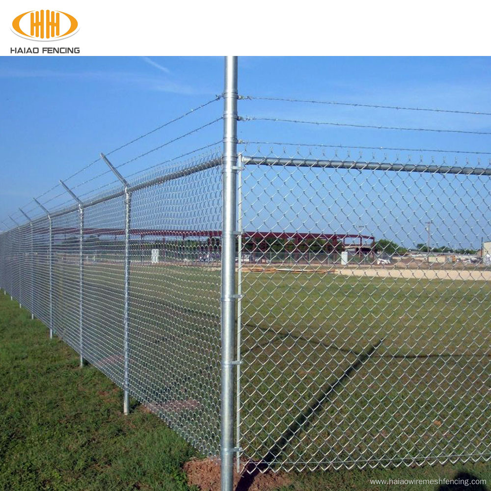 Military 11 gauge chain link wire mesh fence