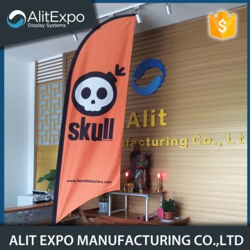 Dye Sublimation promotional flying feather flag