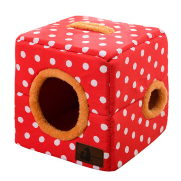 New foldable double-hole pet nest