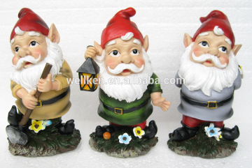 polystone small gnome figures,high quality gnome statues