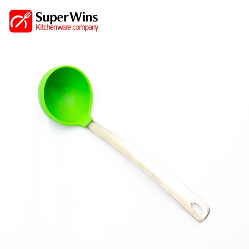 Non Stick Resistant Cooking Tools Silicone Soup Ladle