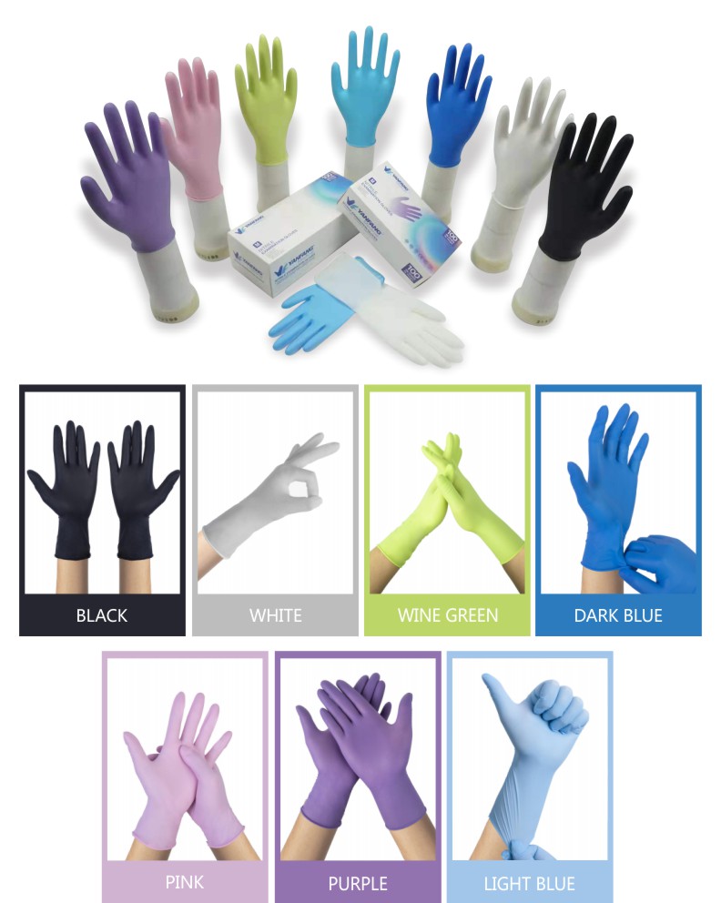 Skin Friendly Laboratory Nitrile Gloves