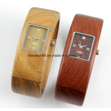 Hot Selling Wood Watch Ladies Wooden Bangle Bracelet Wrist Watches