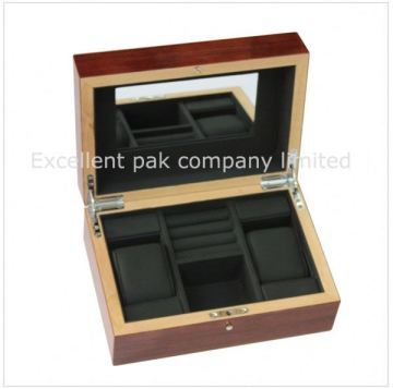 black piano lacquer double watch box