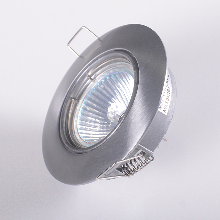 12V 230V mr16 gu10 aluminum round spotlight recessed led downlight housing fixture