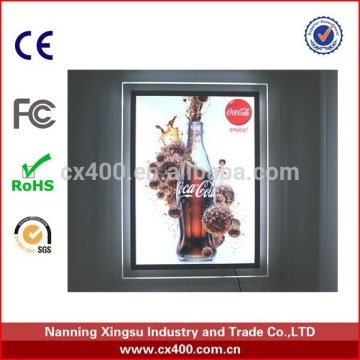 advertising crystal led light box