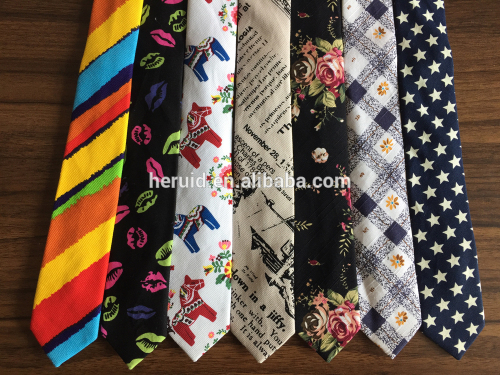 Custom made New Style polyester christmas necktie