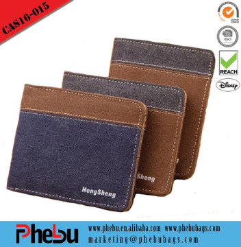 2016 newest retro and fashion canvas wallets for man(CAS16-015)