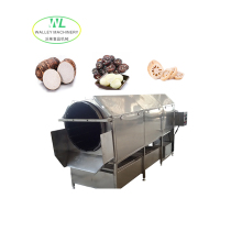 Rotary Drum Washing Machine for Taro Ginger Peeling