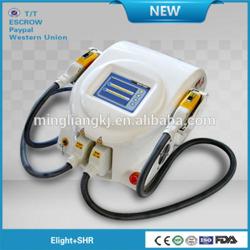 New arrival multifunction 2 in 1 spa use shr ipl equipment