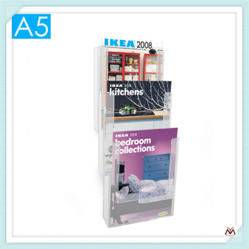acrylic brochure holder,plastic brochure holder,3 tiers acrylic holder