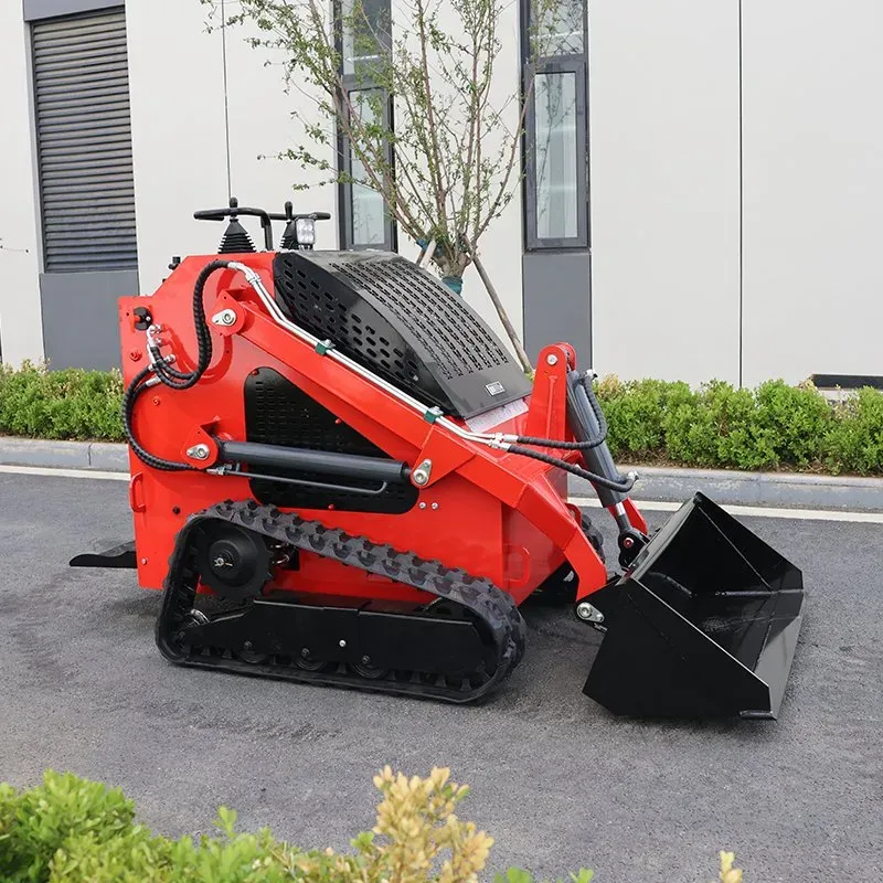 Electric Front Loader T360 Mini Skid Steer Crawler for Sale