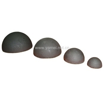 Rubber Round Dome Dock Bumper, PK50