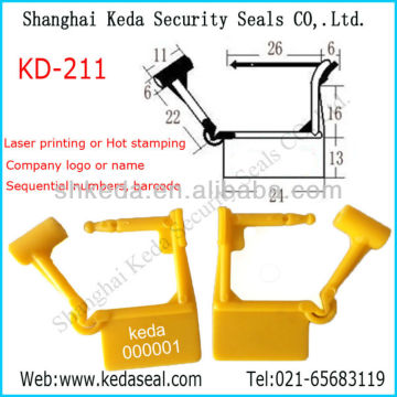 Plastic Padlock Seals KD-211 Padlock security seals