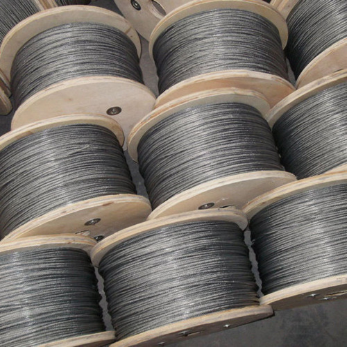 7X7 stainless steel wire rope 3/32in 304
