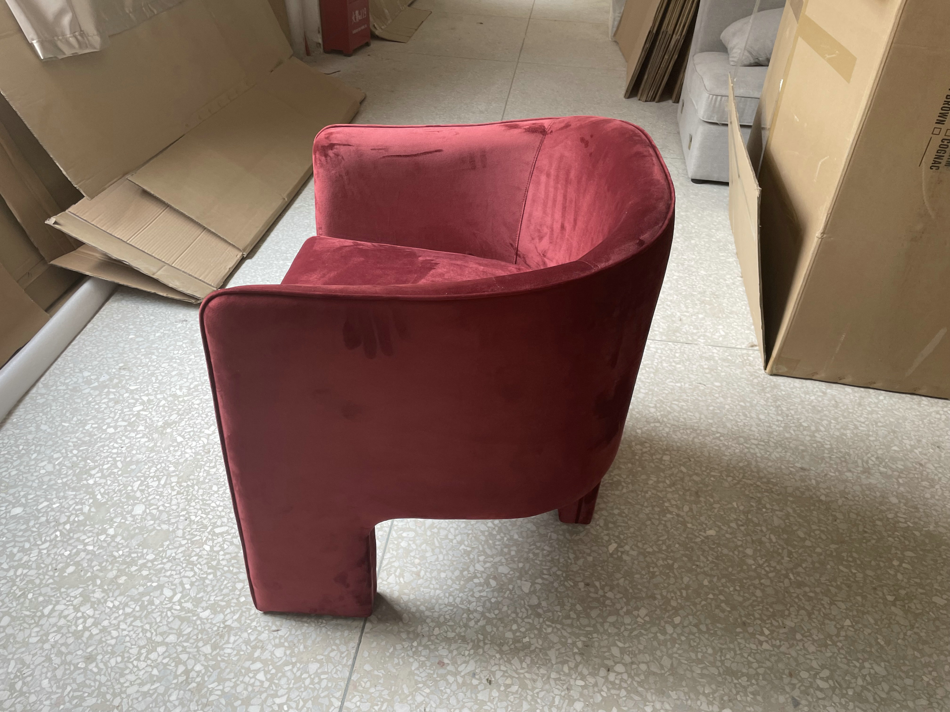 Elegant European Upholstery Vladimir Kagan Chair Elegant European Upholstery Vladimir Kagan Chair