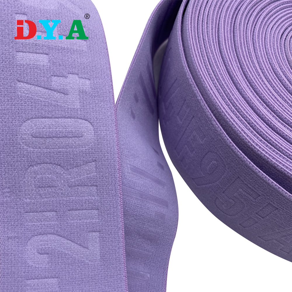 OEM design Custom logo elastic sport bands with silicone
