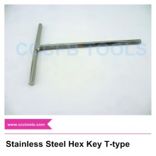 Non-magnetic 304 Stainless Steel Hex Key T-type,Allen Wrench,Stainless Steel Allen Spanner
