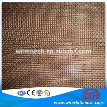 Welded black wire mesh fence panel